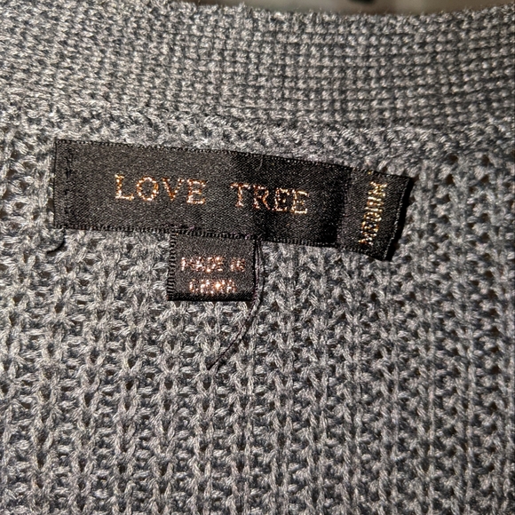 Lace-Up Front Lightweight Knit Sweater - Picture 3 of 5